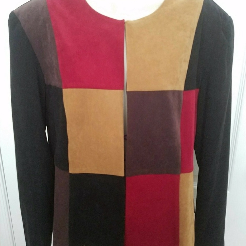 R&K Multicolor Patchwork Blazer